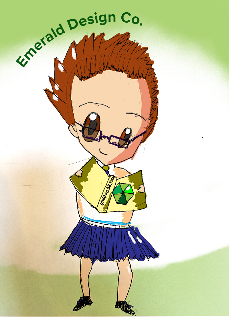 Emerald Design Co. Chibi!!! – who actually looks alot like me.